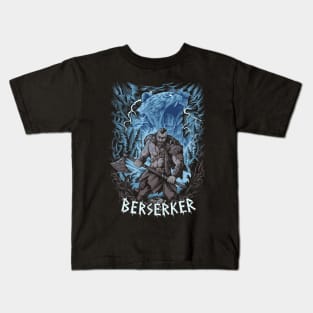 Viking Berserker Bear Warrior Norse Pagan Kids T-Shirt